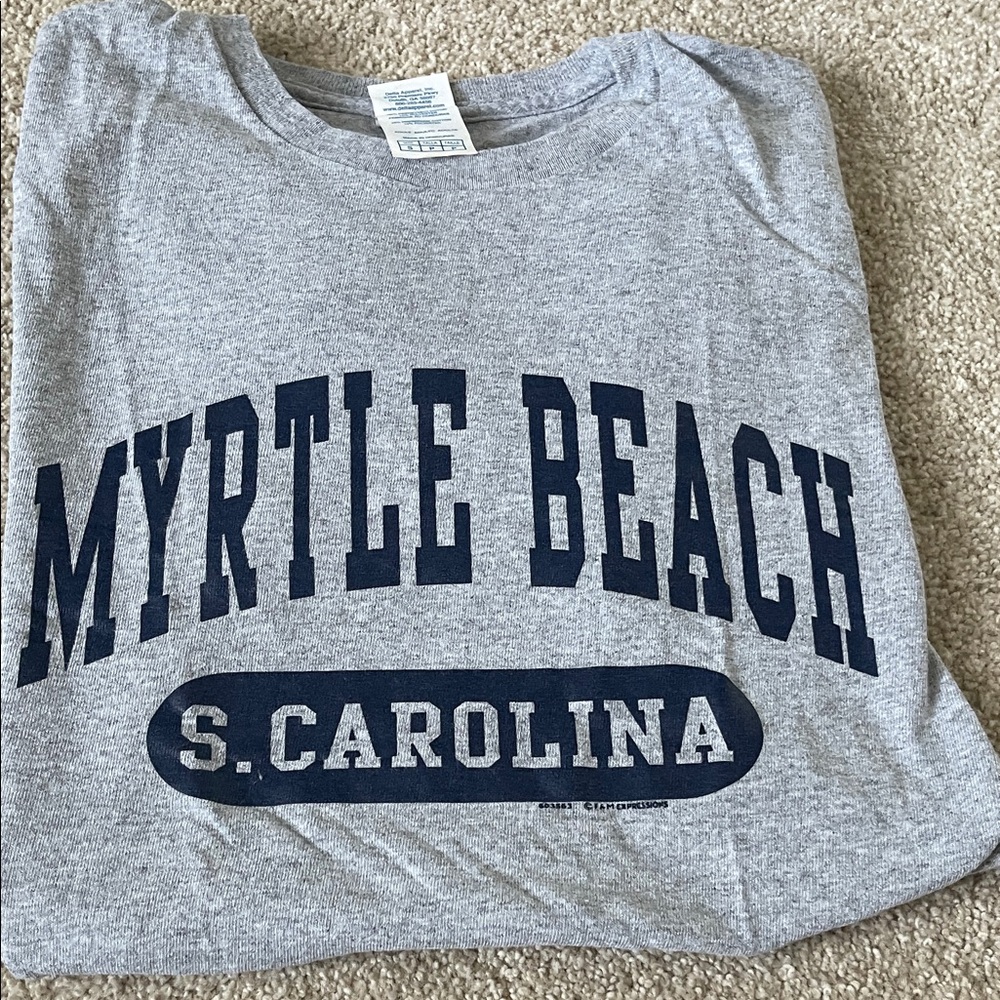 Gray Myrtle Beach T-Shirt